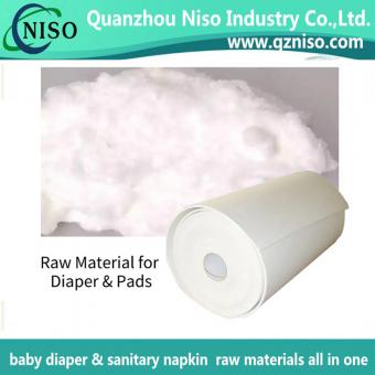 Sanitary napkin raw materials fluff Pulp